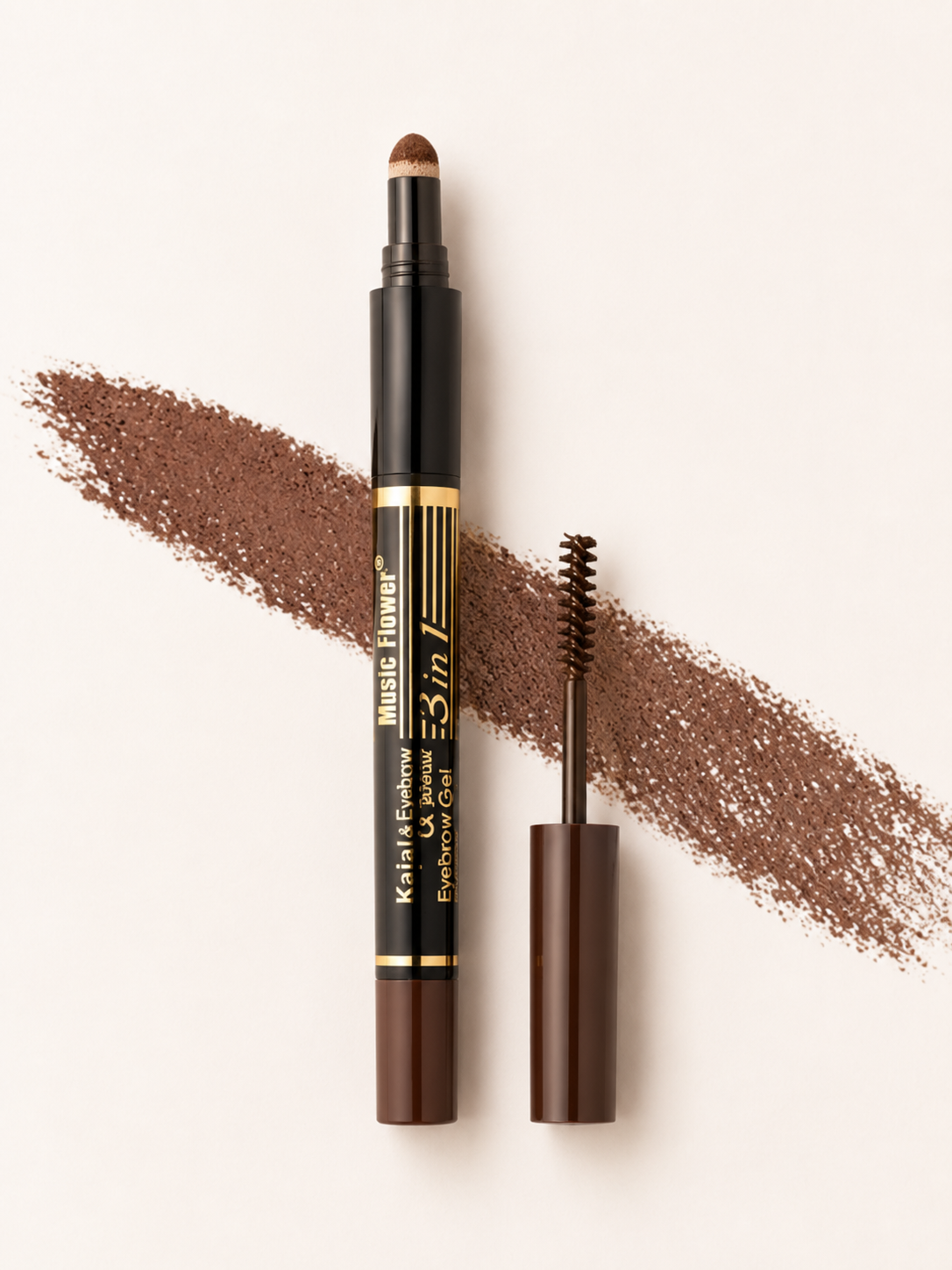 Music Flower Eyebrow & Eyeliner Kit — 5-Piece Waterproof Set