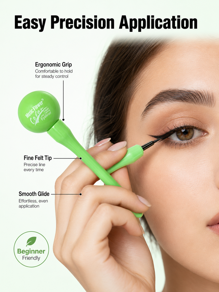 Music Flower Waterproof Liquid Eyeliner Set — 6 Shades