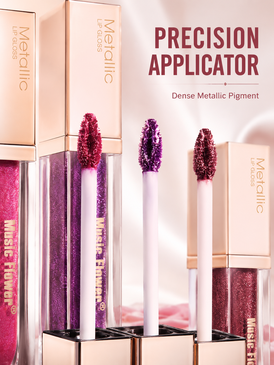 Metallic Matte Liquid Lipstick — Music Flower Lip Luminizer