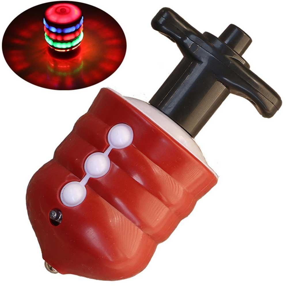 LED Spinning Top Toy With Colorful UFO Light Effects