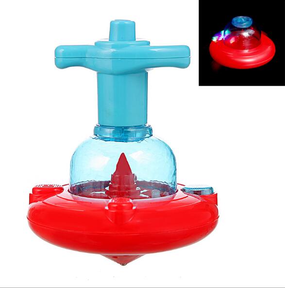LED Spinning Top Toy With Colorful UFO Light Effects