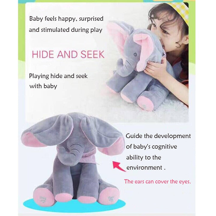 Peekaboo Plush Toy With Talking, Singing Moving Ears