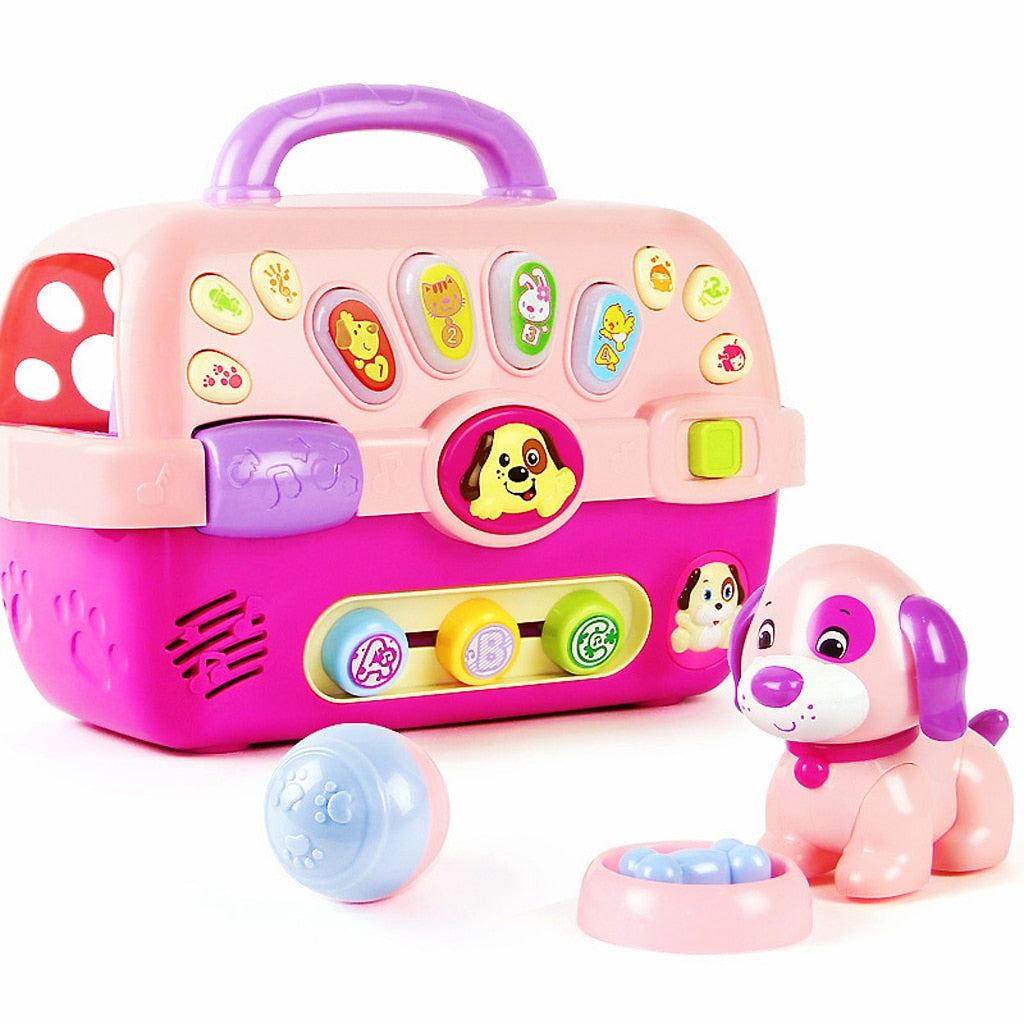 Musical Puppy Carrier Toy for Screen-Free Pretend Play
