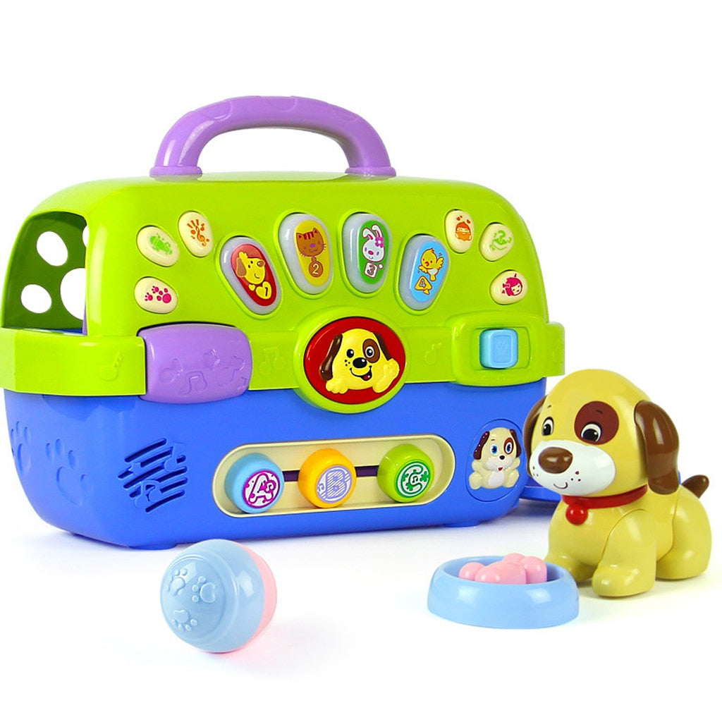 Musical Puppy Carrier Toy for Screen-Free Pretend Play