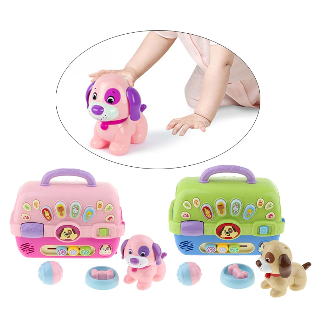 Musical Puppy Carrier Toy for Screen-Free Pretend Play
