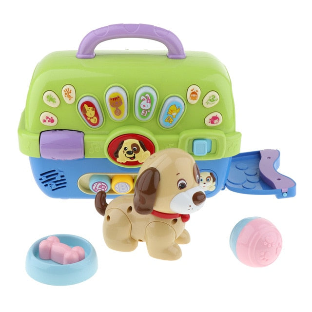 Musical Puppy Carrier Toy for Screen-Free Pretend Play
