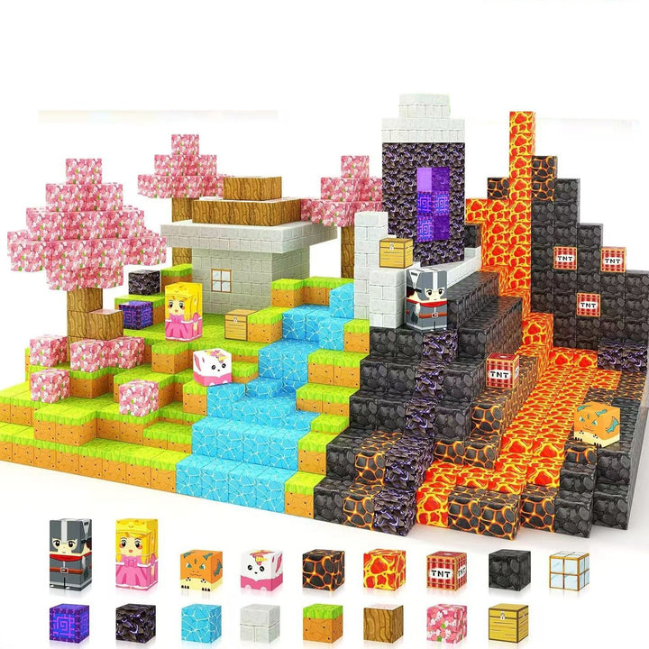 Magnetic Building Cubes for Creative 3D World Play