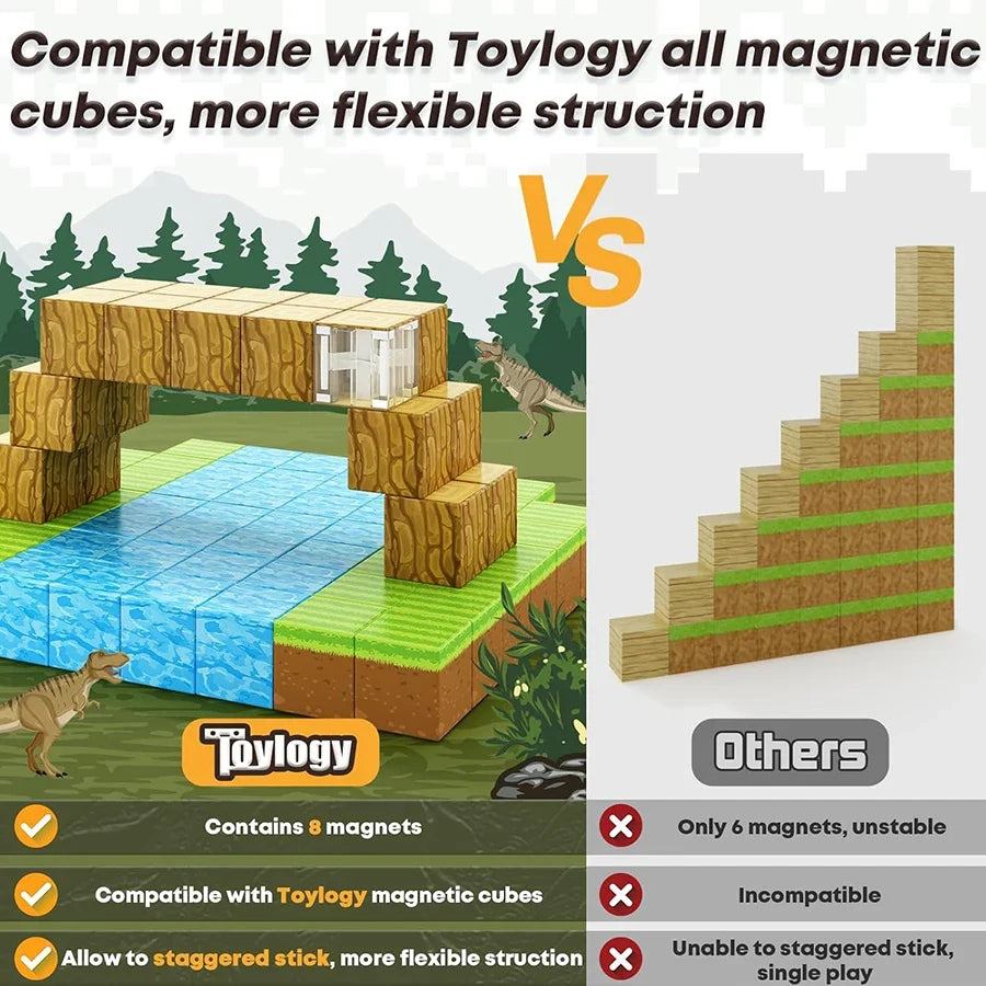 Magnetic Building Blocks for Creative STEM Construction