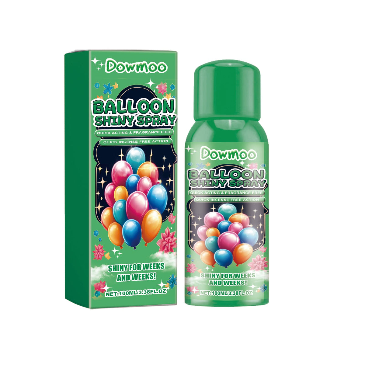 Balloon Shine Spray for Glossy, Brighter Party Displays