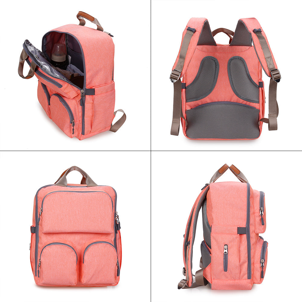 Large Capacity Diaper Backpack for Organized Travel