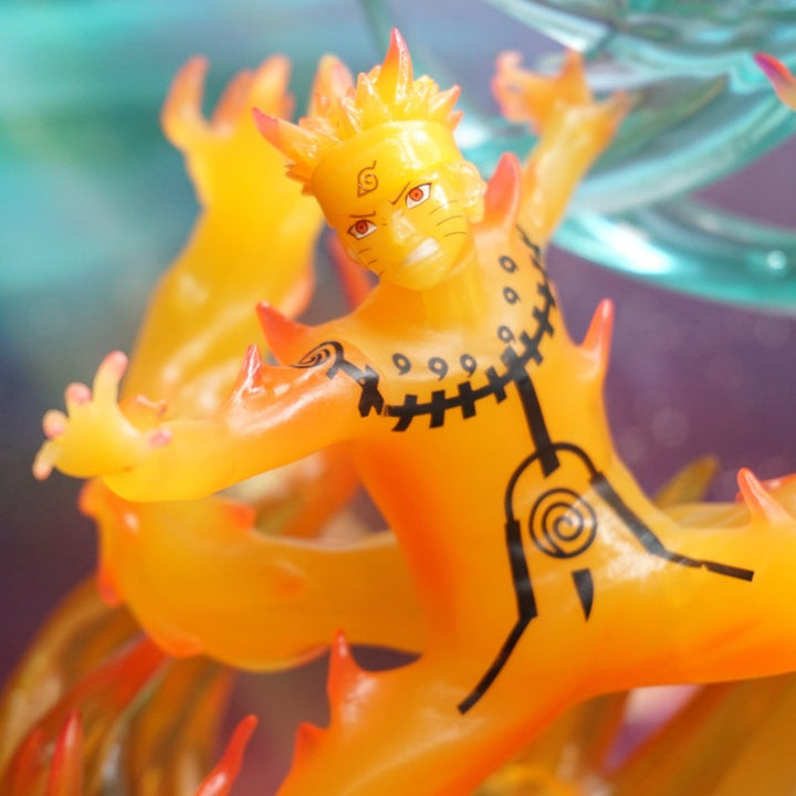Naruto Anime Statue With Translucent Battle Effects