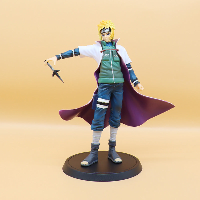 Anime Ninja Figurine Collection for Gaming Shelf Display
