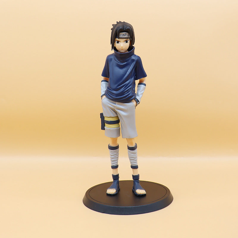 Anime Ninja Figurine Collection for Gaming Shelf Display