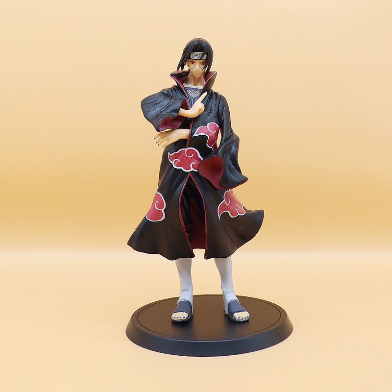 Anime Ninja Figurine Collection for Gaming Shelf Display