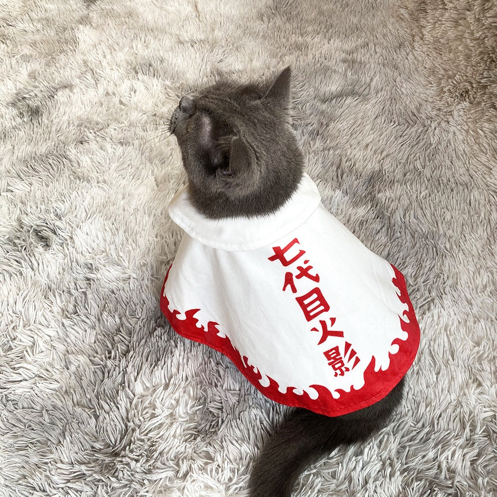 Naruto Ninja Cat Cloak for Photo-Ready Pet Cosplay