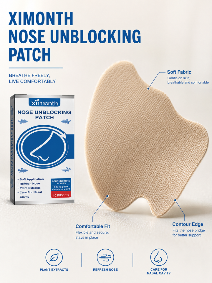 Nasal Breathing Patch — Acupoint Relief for Snoring