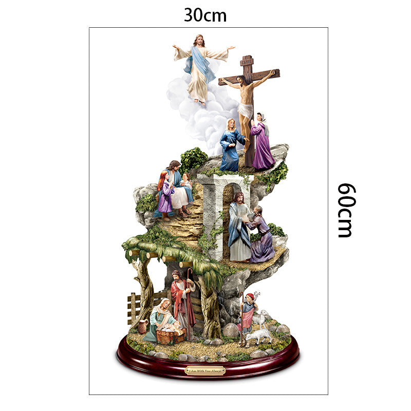 Nativity Story Wall Sticker Meaningful Christmas Decor