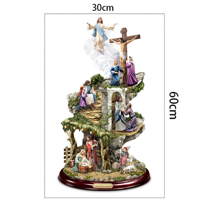 Nativity Story Wall Sticker Meaningful Christmas Decor