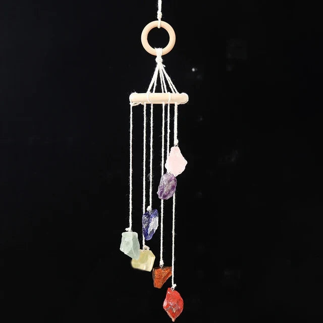 Crystal Wind Chime Pendant for Colorful Home Decor
