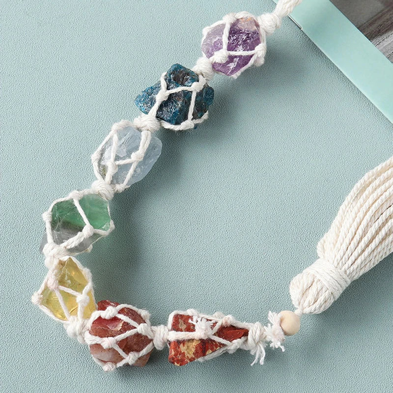 Seven Gemstone Hanging Decoration for Colorful Spaces
