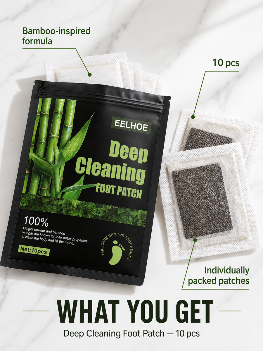 Natural Detox Foot Pads for Restful Sleep & Odor Relief