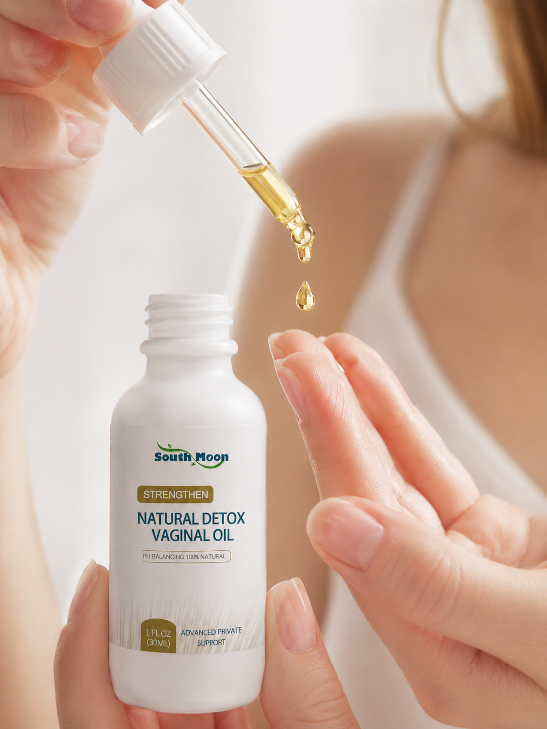 Natural Vaginal Oil — pH-Balancing Detox & Odor Control