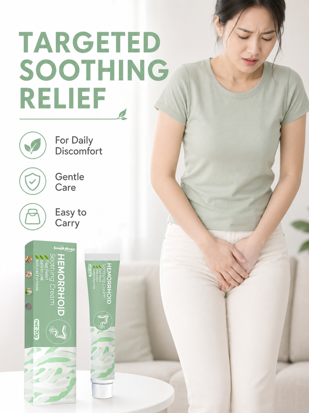 Natural Soothing Cream for Sensitive Skin