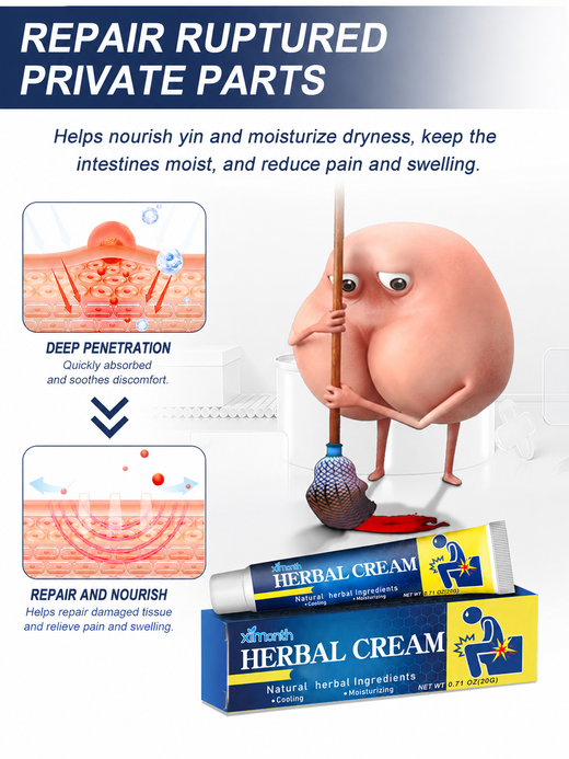 Natural Hemorrhoid Cream — Fast Cooling Relief from Itching