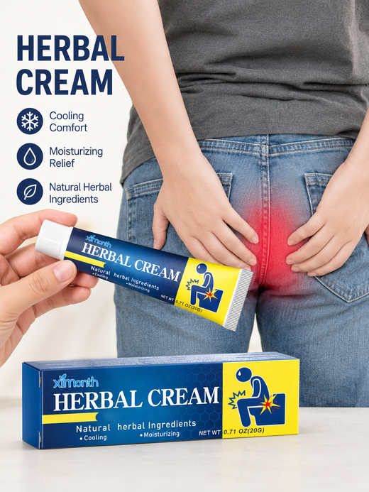 Natural Hemorrhoid Cream — Fast Cooling Relief from Itching