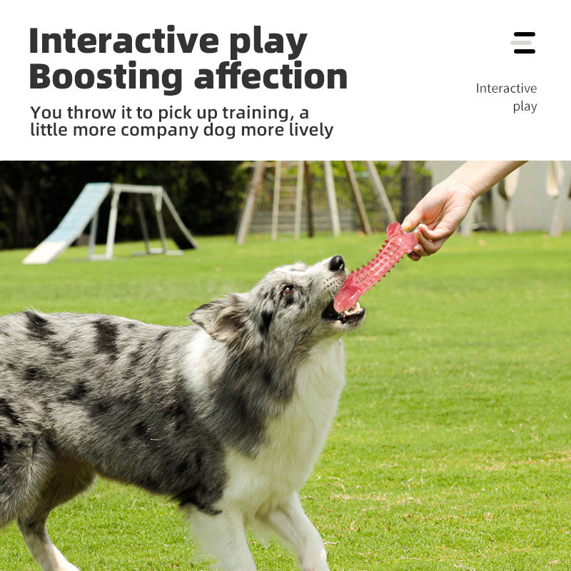 Natural Rubber Dog Teething Stick for Boredom Relief