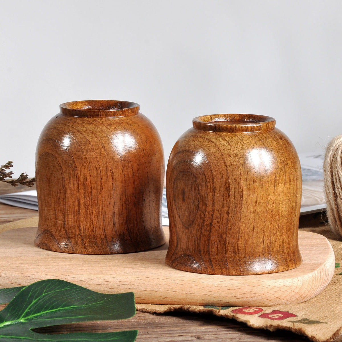 Handmade Natural Wooden Tea Cup in Sour Jujube Wood