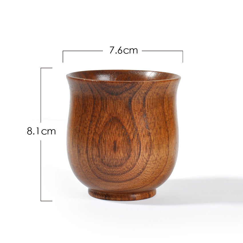 Handmade Natural Wooden Tea Cup in Sour Jujube Wood
