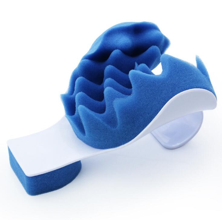 Neck and Shoulder Relaxation Pillow with Contoured Support