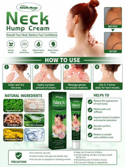 Neck Hump Cream — Deep Targeted Relief for Sedentary Pain