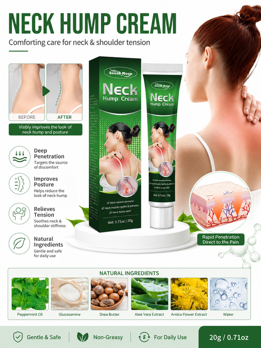 Neck Hump Cream — Deep Targeted Relief for Sedentary Pain