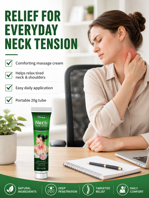 Neck Hump Cream — Deep Targeted Relief for Sedentary Pain