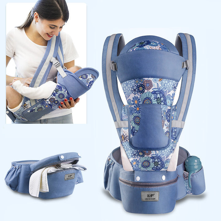 3-in-1 Ergonomic Baby Carrier With Supportive Hip Seat