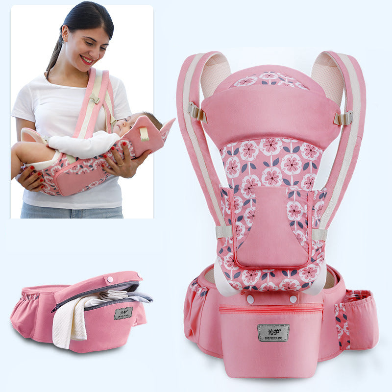 3-in-1 Ergonomic Baby Carrier With Supportive Hip Seat