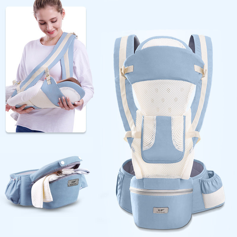3-in-1 Ergonomic Baby Carrier With Supportive Hip Seat