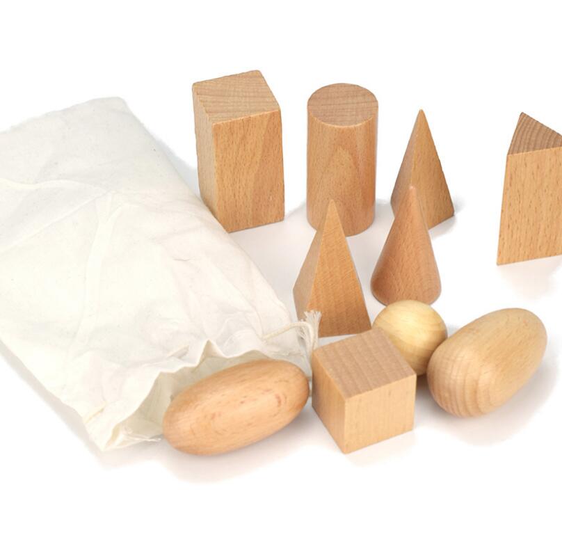 Montessori Geometry Blocks for Tactile Shape Learning