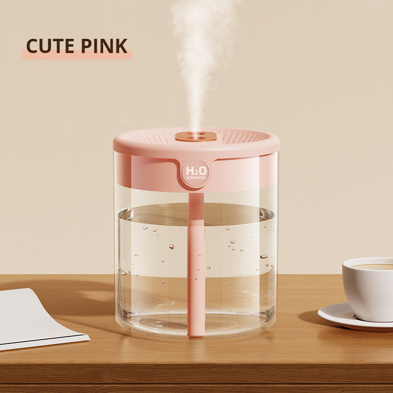 2L Double Spray Humidifier for Quiet Bedroom Moisture