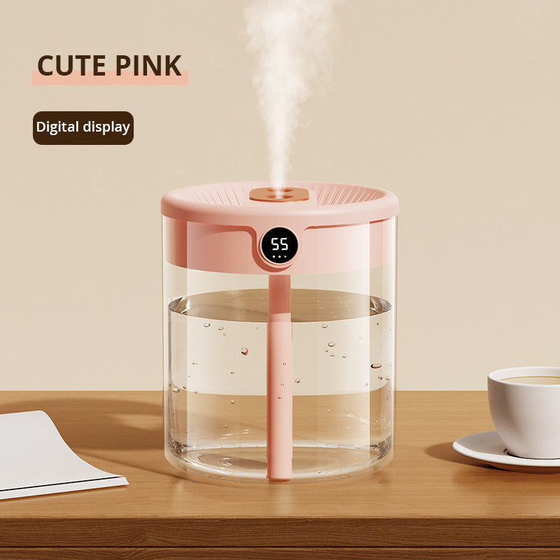 2L Double Spray Humidifier for Quiet Bedroom Moisture