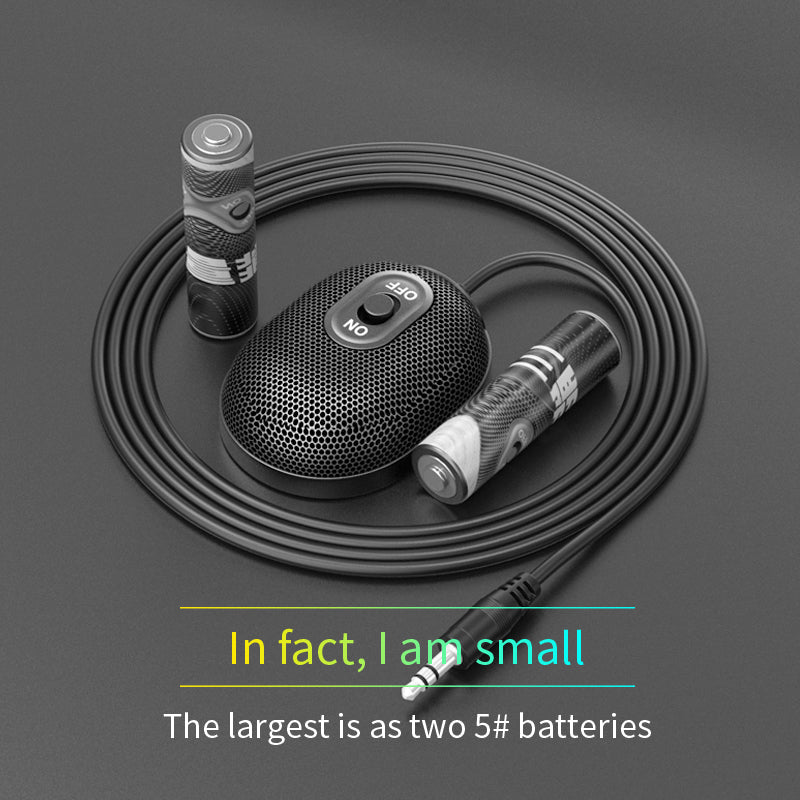 360° Conference Microphone with 3.5mm Plug for Group Calls