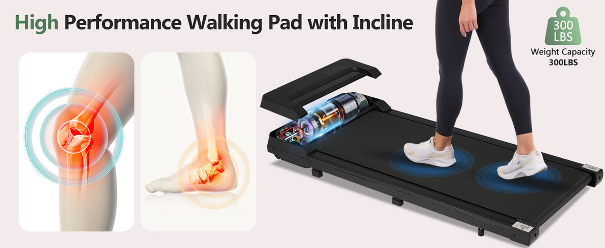 Under Desk Walking Pad: Walk While You Work at Home