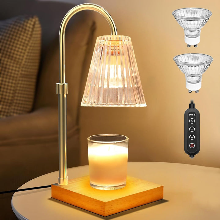 Smokeless Wax Melt Warmer Lamp with Timer and Warm Glow