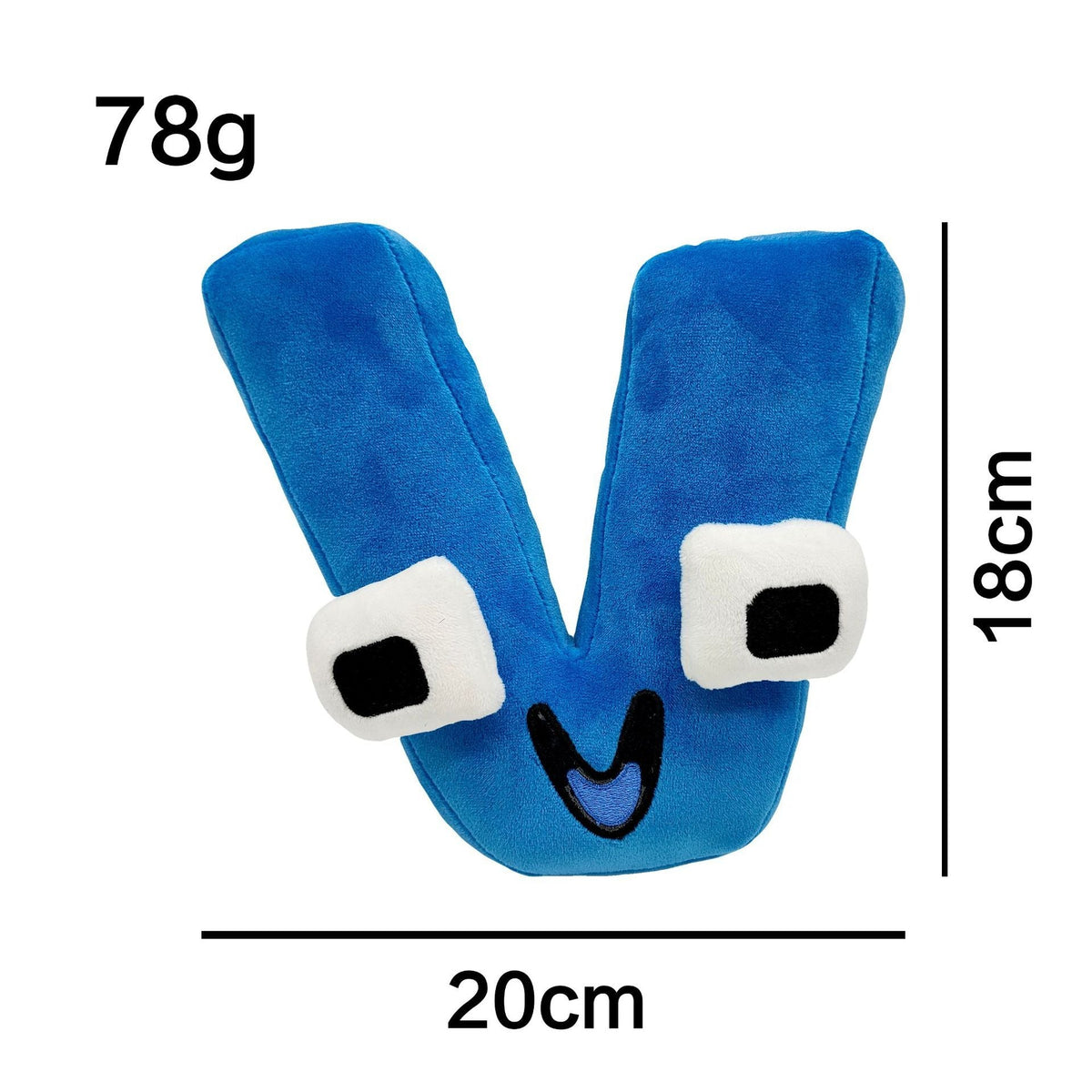 Alphabet Lore Plush Doll – Soft Collectible Letter Toy