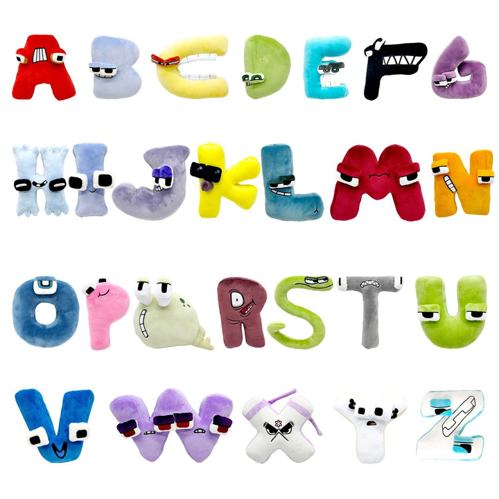 Alphabet Lore Plush Doll – Soft Collectible Letter Toy