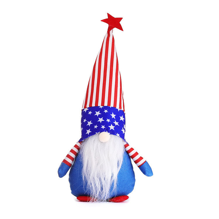 Fourth of July Gnome Trio Patriotic Tabletop Decor