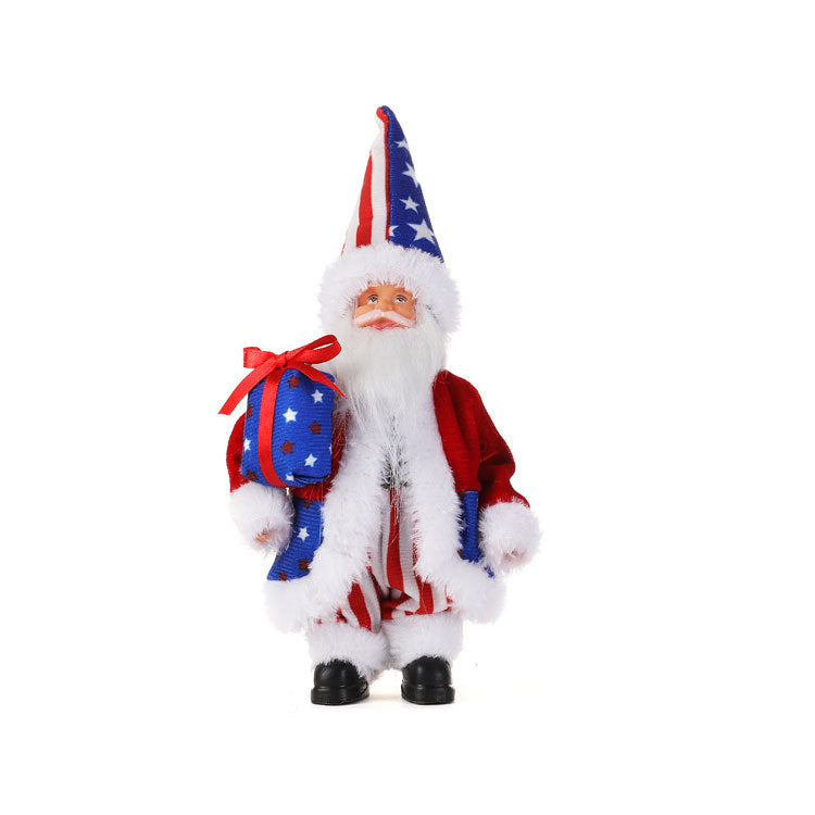 Patriotic Uncle Sam Figurine Set for July 4th Home Decor