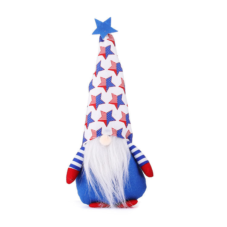 Fourth of July Gnome Trio Patriotic Tabletop Decor